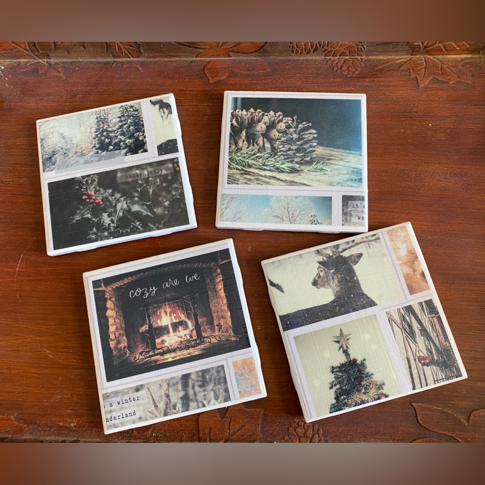 Christmas coasters
Hand made (by Me!)